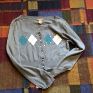 Forever 21 crop gray sweater